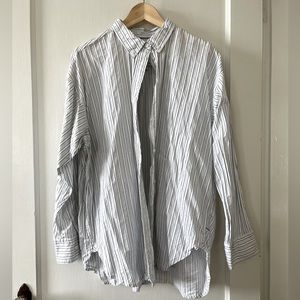 Striped button down shirt